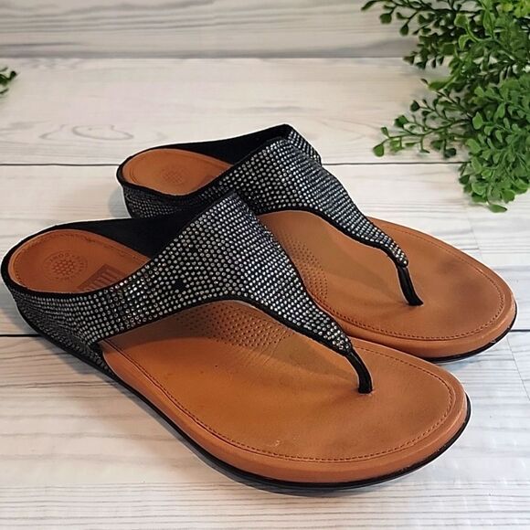 Fitflop Shoes - COPY - Fitflop super thong sandals with waffleboard technology Women's Size 10